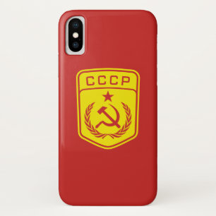 CCCP Emblem-kommunistischer Kasten, Apple iPhone X Case-Mate iPhone Hülle