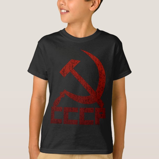 CCCP Hammer u. Sichel T-Shirt (Vorderseite)