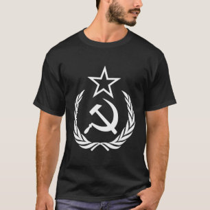 Cccp Sowjetische Gewerkschaft Hammerschlange T-Shirt