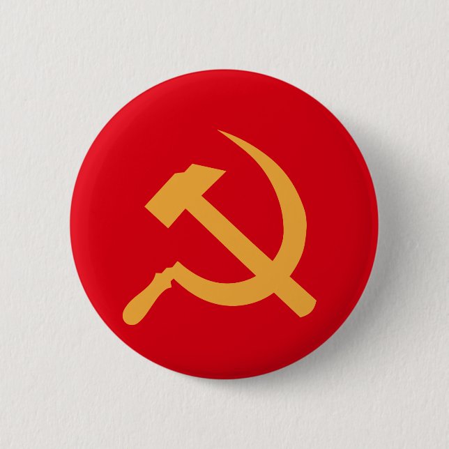 cccp UDSSR-Hammer und Sichel Button (Vorderseite)