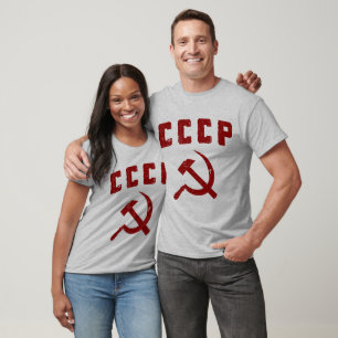 cccp Vintager UDSSRhammer und -sichel T-Shirt