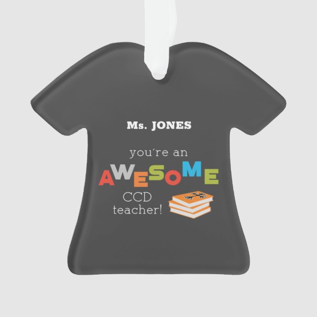 CCD Lehrer Wertschätzung Tagesbuch, Phantastisch Ornament (Vorderseite)