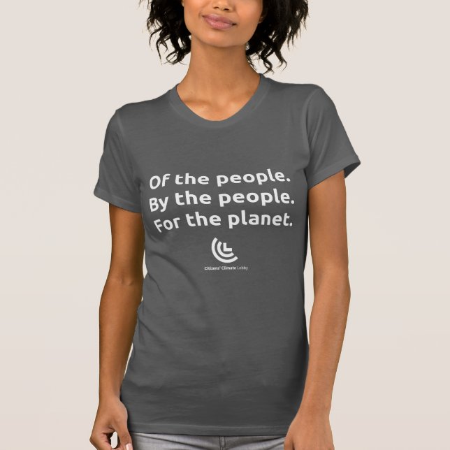 CCL für den Planeten-Grau-T - Shirt (Vorderseite)