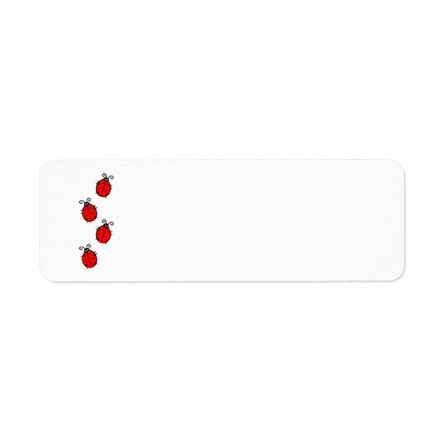 CCLB NIEDLICHER ROTER CARTOON LADYBUGS (Vorne)
