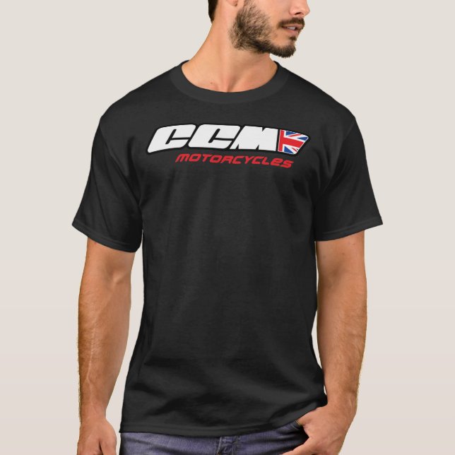 CCM Motos British Logo Classic T-Shirt (Devant)
