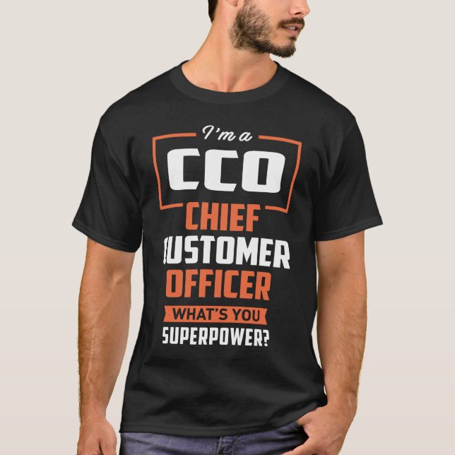 CCO - Chief Customer Officer T-Shirt (Vorderseite)