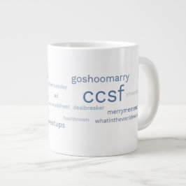 CCSF Blue Hashtag 20-oz. Tasse