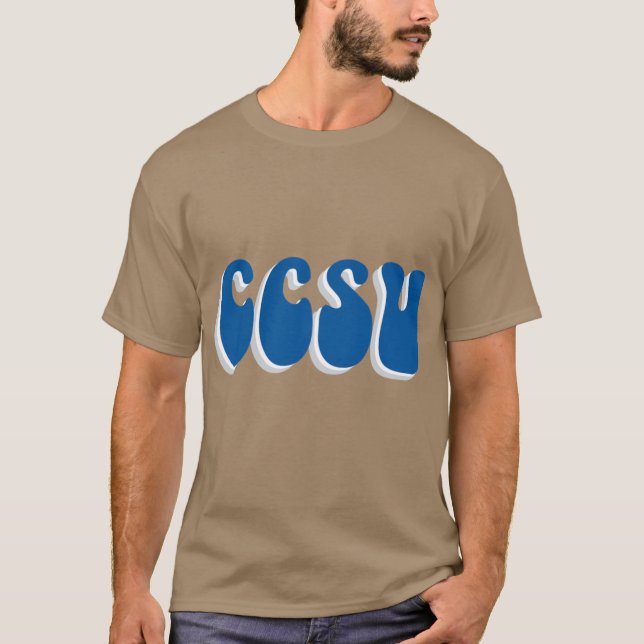 CCSU Central Connecticut Staat University 2 T-Shirt (Vorderseite)