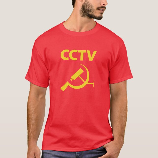 Cctv-Gelb T-Shirt (Vorderseite)