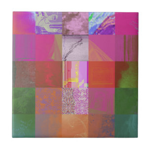 CD1FE646 Abstrakte digitale Glitch-Art-Gitternetz- Fliese