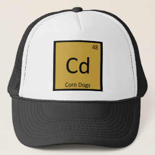 Cd - Corn Dogs Appetizer Chemistry Periodic Table Truckerkappe