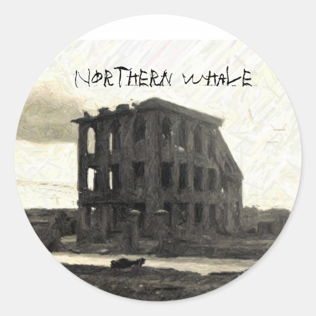 CD-COVER-Aufkleber Runder Aufkleber (Vorderseite)