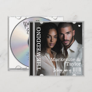 CD Foto Cover Hochzeit Einladung