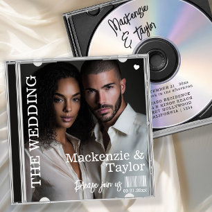 CD Foto Cover Hochzeit Einladung
