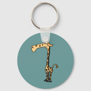 CD - Funny Sad Giraffe Schlüsselanhänger