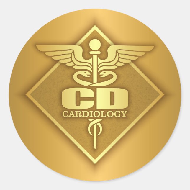 CD (Gold)(Diamant) Runder Aufkleber (Vorderseite)