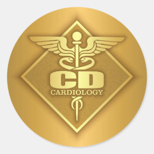 CD (Gold) (Diamant) Runder Aufkleber