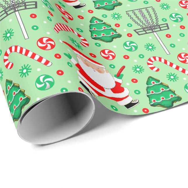 CD Golf Weihnachtsgeschenk Wrapping Paper Geschenkpapier (Rolleneckpunkt)