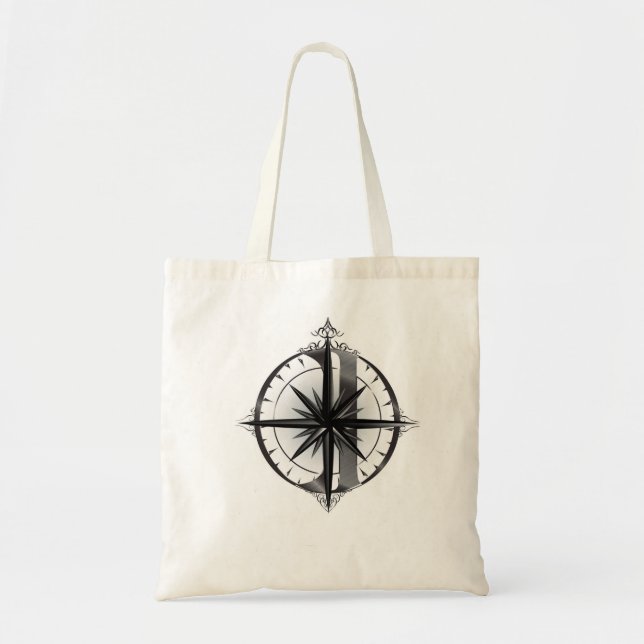 CD Kompass-Logo-Taschen-Tasche Tragetasche (Vorne)