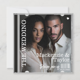CD Photo Cover Wedding Einladung