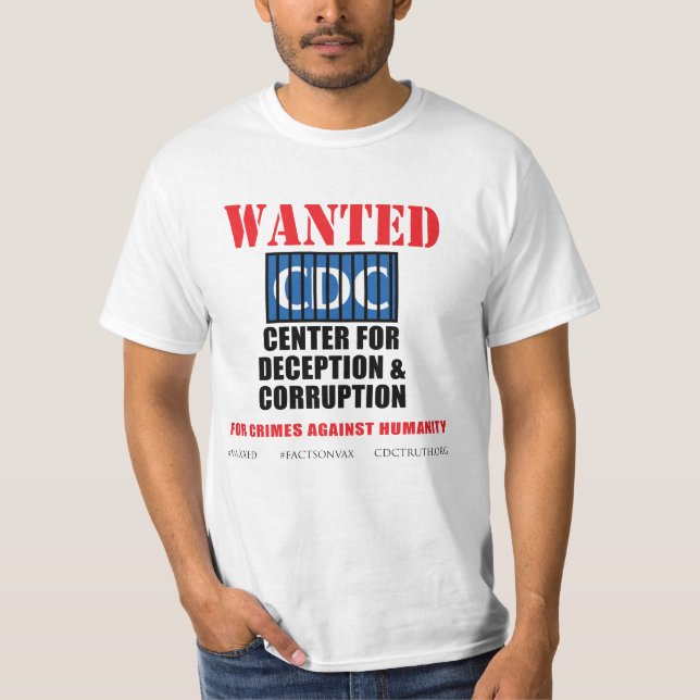 CDC-AUTISMUS Protest-Kundgebungs-Impfverletzung T-Shirt (Vorderseite)