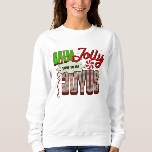 CDcalmjolly Sweatshirt (Vorderseite)