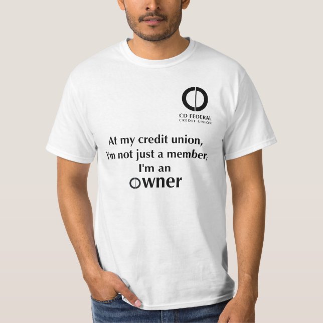 CDFCU Logo, Inhaber T-Shirt (Vorderseite)