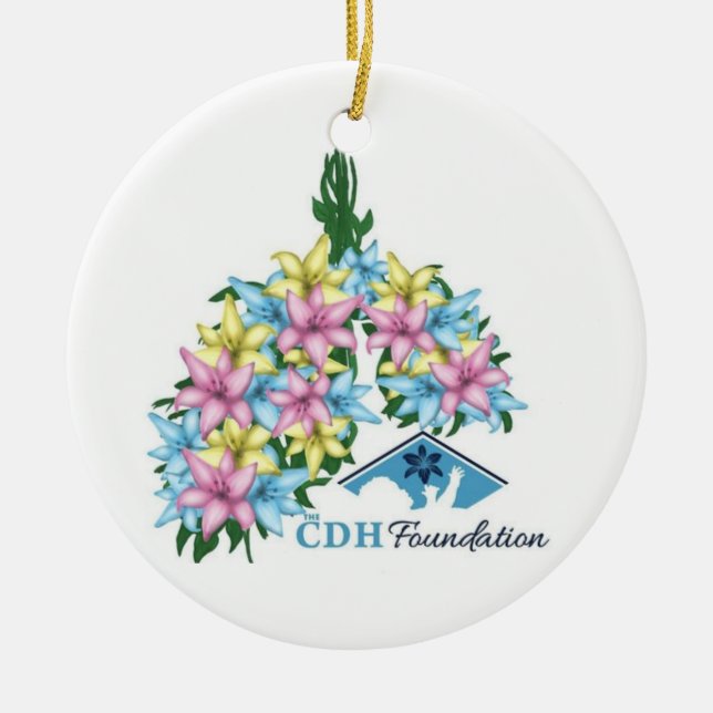 CDH Awareness Acrylic Ornament (Vorne)