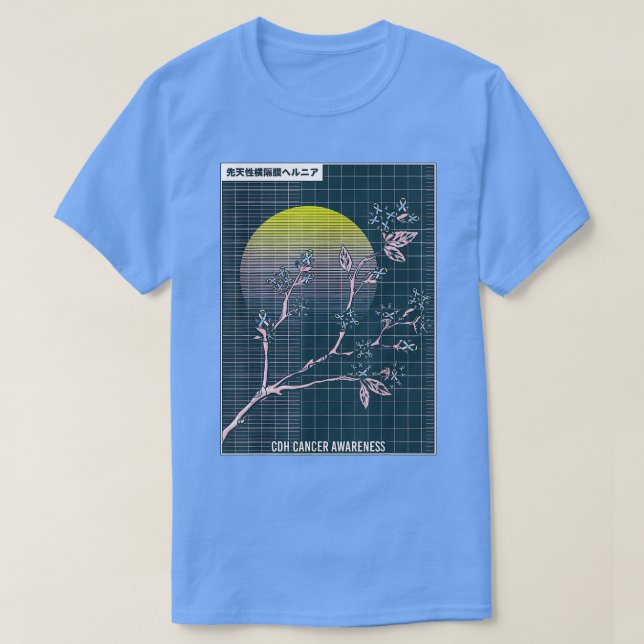 CDH Awareness Month Sakura Cherry Blossom T-Shirt (Design vorne)