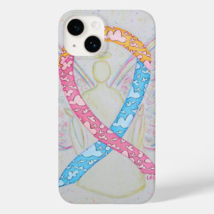 CDH Awareness Ribbon Angel Custom iPhone Case