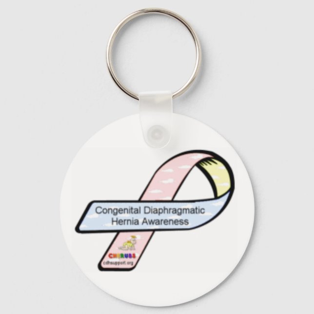 CDH Awareness Ribbon Schlüsselanhänger (Vorderseite)