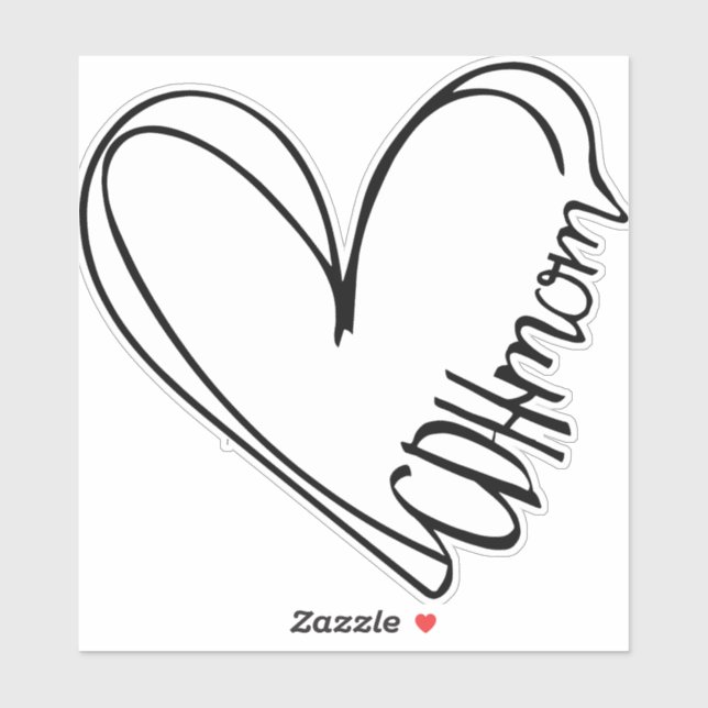 CDH-Mama Aufkleber (Blatt)