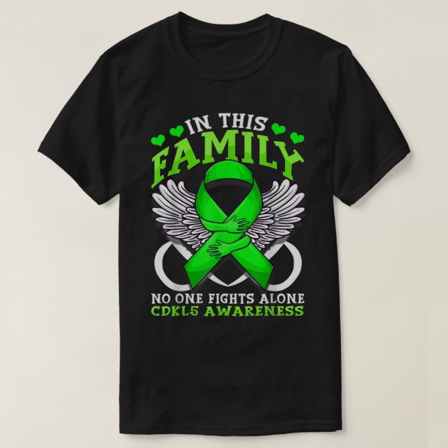 CDKL5 Sensibilisierung für epileptische Enzephalop T-Shirt (Design vorne)