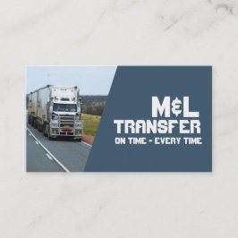 CDL Truck Driver Delivery Freight Distribution Visitenkarte