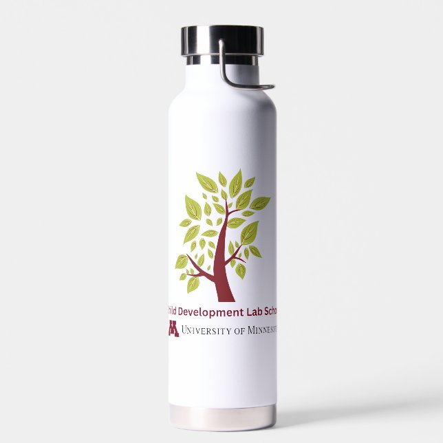 CDLS-Logo-isolierte Wasserflasche Trinkflasche (Links)