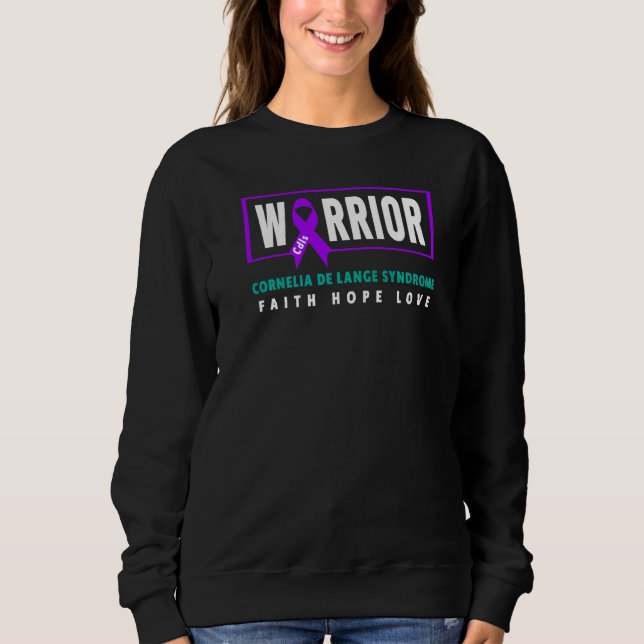 Cdls Warrior Cornelia De Lange Syndrom Cdls Awar Sweatshirt (Vorderseite)