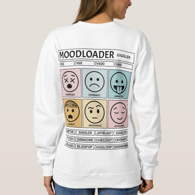 CDmoodloader Sweatshirt (Rückseite)