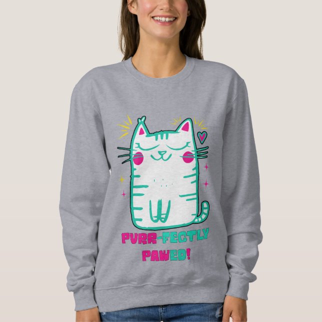 CDpurr-fectlypaw Sweatshirt (Vorderseite)