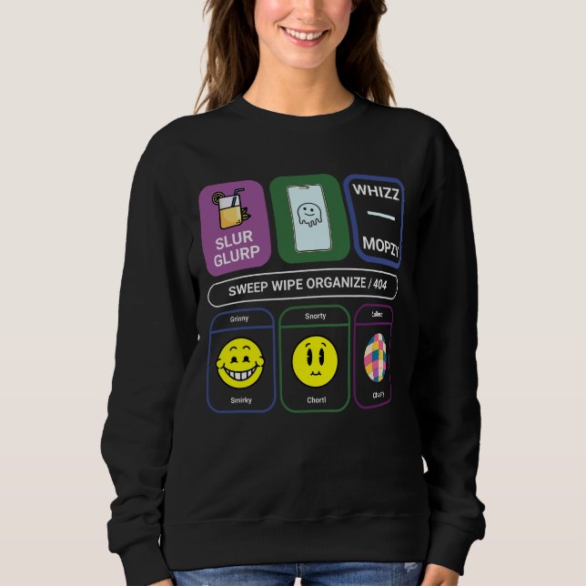 CDslurglurp Sweatshirt (Vorderseite)