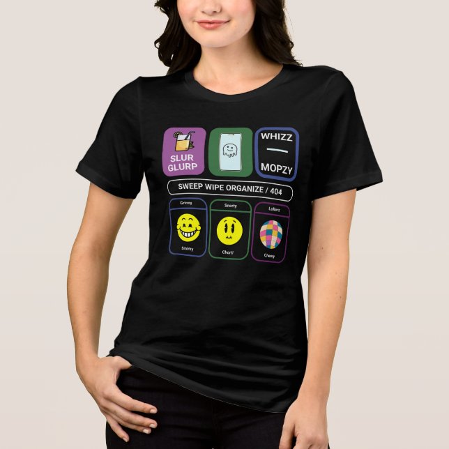 CDslurglurp Tri-Blend Shirt (Vorderseite)