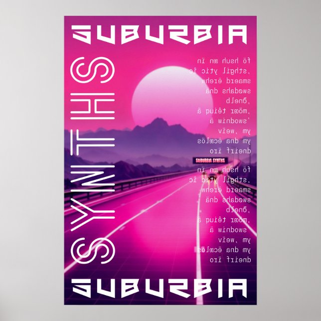 CDsuburbia Poster (Vorne)