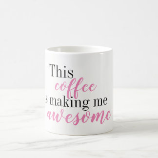 Ce café me fait la tasse impressionnante