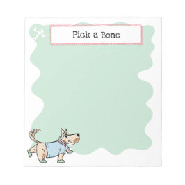 Ce Chien Vie Chien Bone Green Bloc-notes
