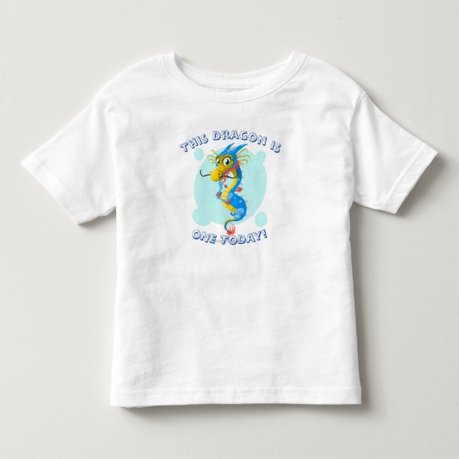 Ce dragon a un an aujourd'hui - T-Shirt pour le pr (Devant)