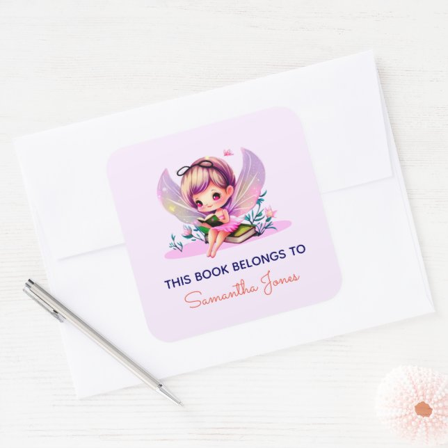 Ce livre appartient à - Fairy Book Étiquette (Enveloppe)