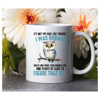 ‘Ce n'est pas de ma faute’ Tasse de café