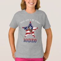 Ce n'est pas mon premier T-shirt RODEO / Lettre bl