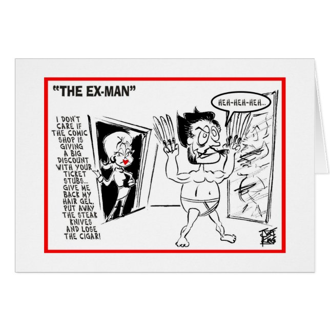 Ce n'est pas vous - il est moi : "LES EX-MAN " (Devant horizontal)