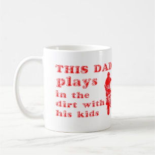 Ce Papa Joue Dans La Motocross Dirt Bike Mug