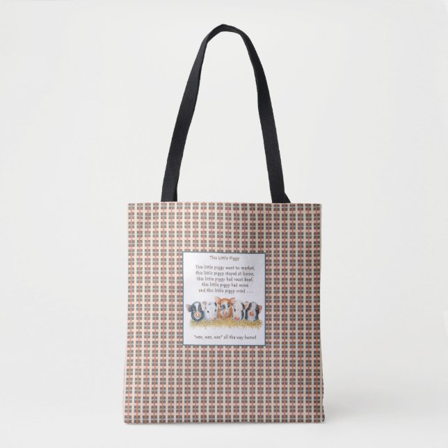 Ce petit Sac fourre-tout de Piggy, Arrière - plan  (Devant)